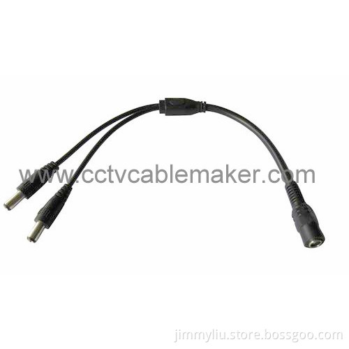 DC power splitter, power cord, CCTV power supply
